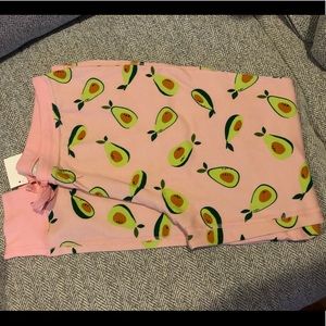 Avocado pajama pants
